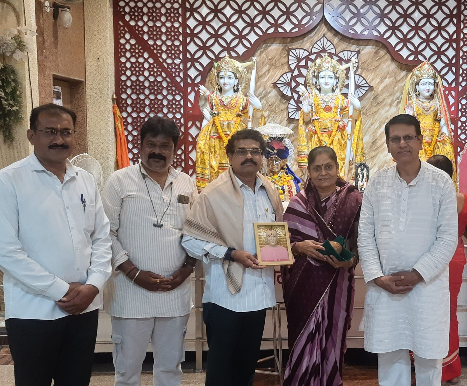 निर्मल नगरीत संत गजानन महाराज मंदिराची स्वप्नपूर्ती; स्व.प्रभाकर राऊतदादांचे योगदान अविस्मरणीय- देवराव प्रधान